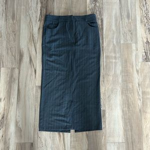 Zara Pinstripe Maxi Skirt